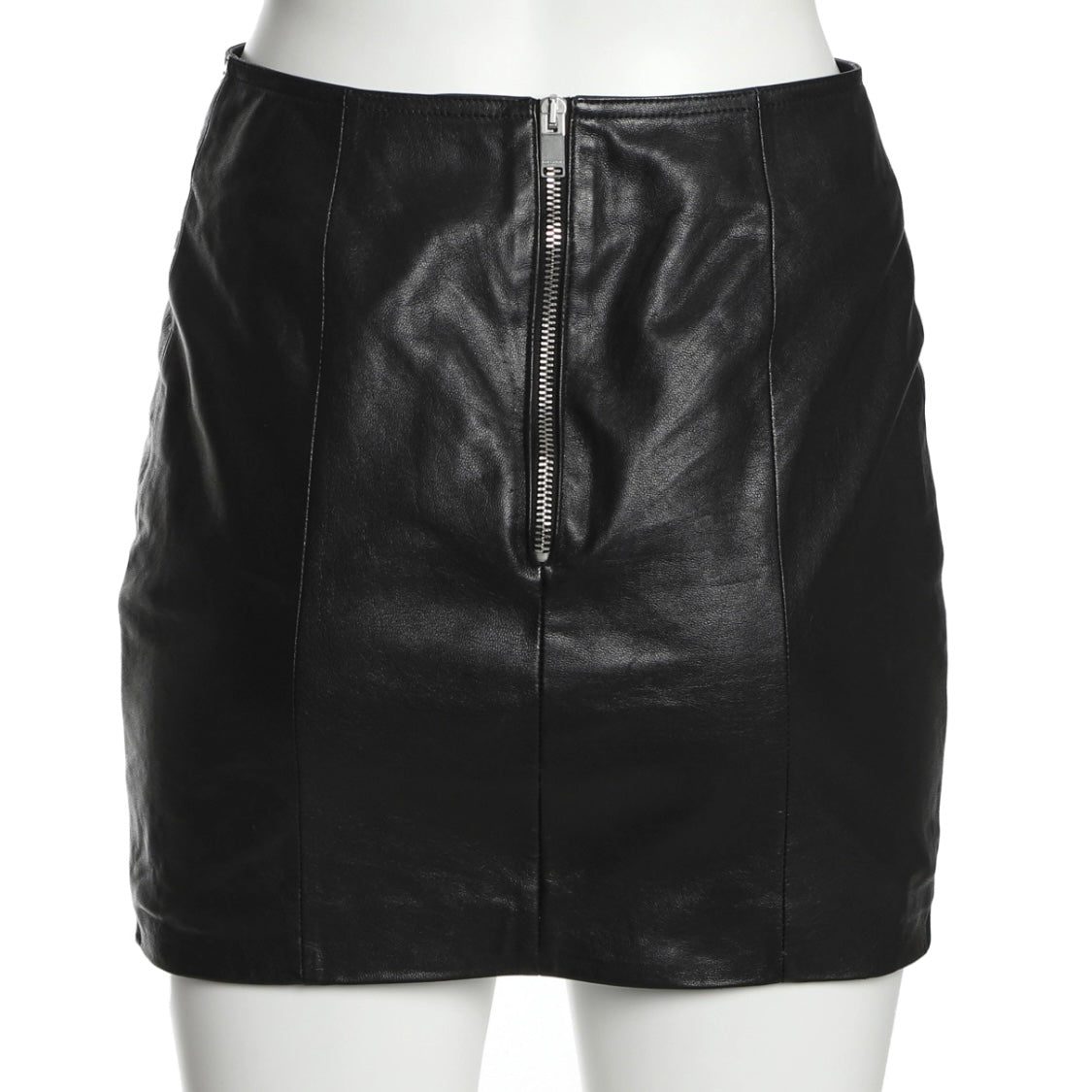 Saint Laurent Silver Stud Mini Skirt