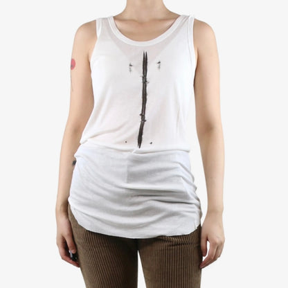 Ann Demeulemeester Printed Vest Top